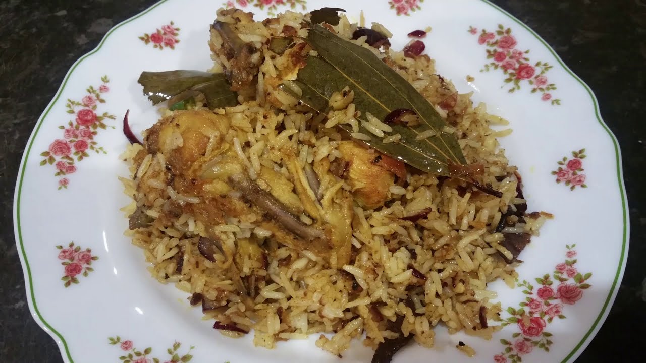 How to make Biryani from left over curry chicken wings biryani YouTube