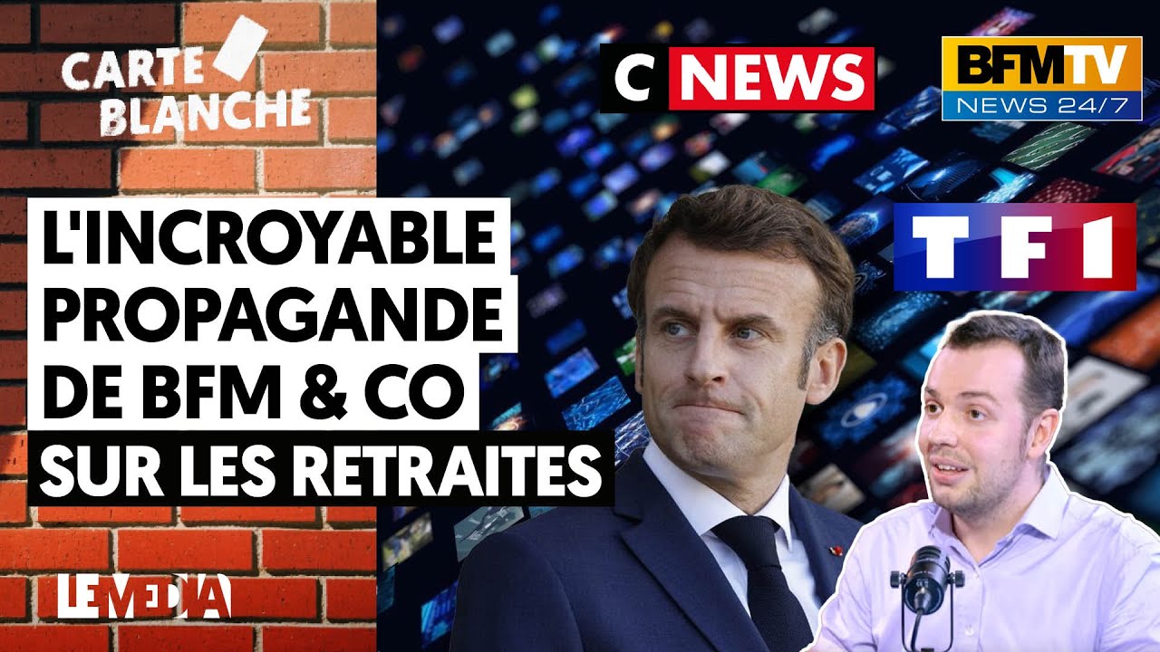 ⁣L'INCROYABLE PROPAGANDE DE BFM & CO SUR LES RETRAITES