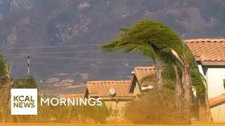 POWERFUL WINDS HIT THE INLAND EMPIRE