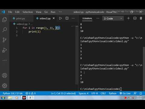 Range Function in Python [ Range in Python EXPLAINED with examples ]