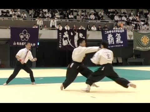 第51回全国学生躰道優勝大会  男子団体実戦競技　決勝戦　第三戦