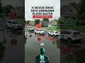 Most Drivers Think They Can Judge Flood Depth — They Cannot 😬🌊 #DrivingTest #drivingtips #driving