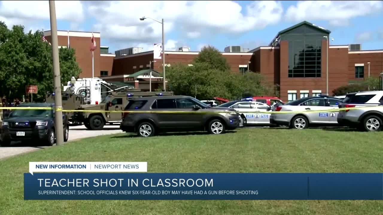 School searched 1st-grader's backpack before teacher shot - The student’s backpack was searched after school officials received the tip, but the gun wasn’t found before the shooting, said Michelle Price, a spokesperson f