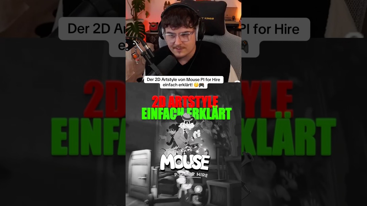 Der 2D Look von Mouse PI for Hire einfach erklärt! 🤔🎮 #mousepiforhire #indiegames #gaming #zocken