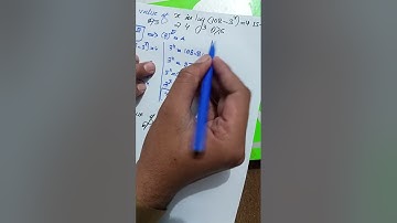 #IBA 5 to 15 graduation category test 20 January 2023 # solution of logarithmic equation # Exponents