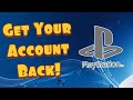 How To Recover PS4 Account with No Password or Email 2020 (PSN Hacked)