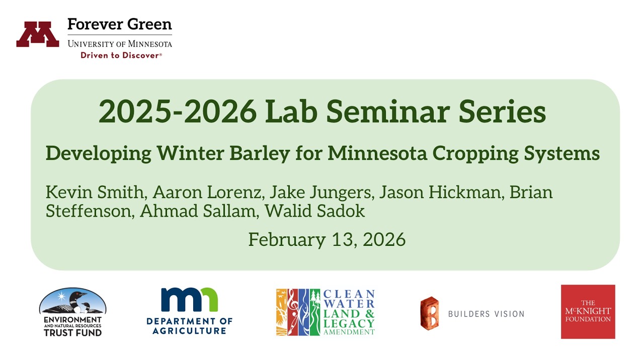 FGI Seminar Series: Winter Barley