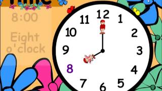 Teach Children How To Read Time To The Hour On Analogue Clocks - Fun Way To Learn Time