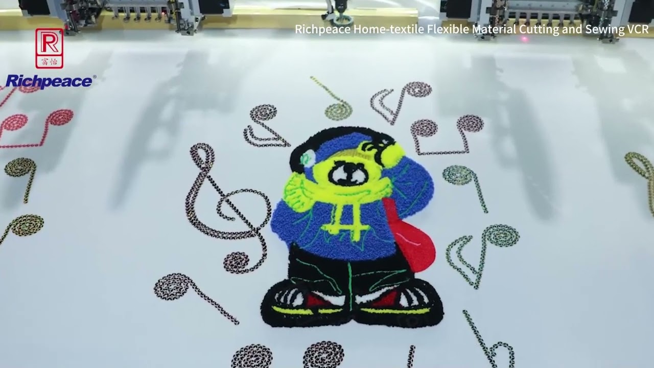 Cutting and sewing solutions for flexible material in home textile industry