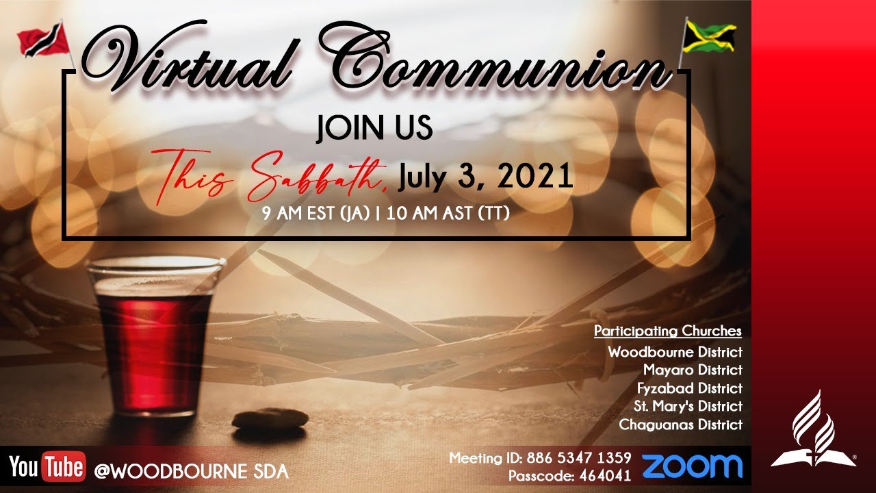 Virtual Communion || AM Service - July 3 , 2021 - YouTube