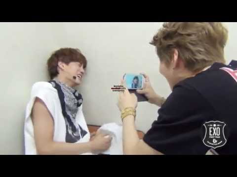 Lay & Kai crying at exo first win