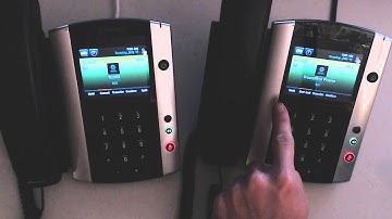 Polycom VVX500 - How to Transfer Calls - Attended and Unattended Transfer