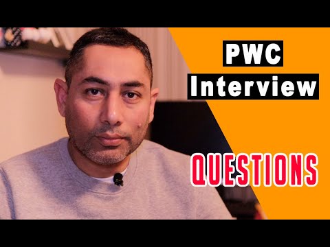 Видео: PWC Interview Questions | What to expect from PWC Interviewers . 