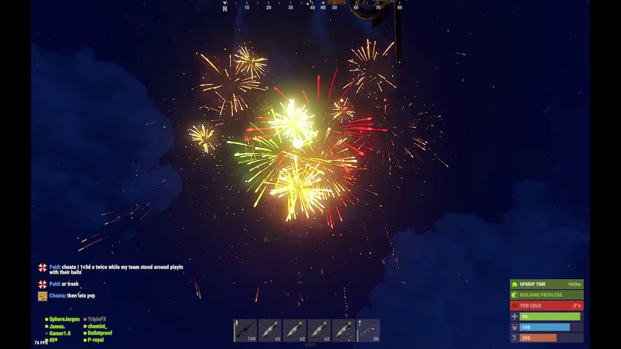 Fireworks Rust YouTube