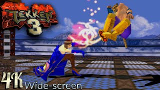 Tekken 3 Anna Team Battle Ps1 Duckstation Widescreen 4K Gameplay.