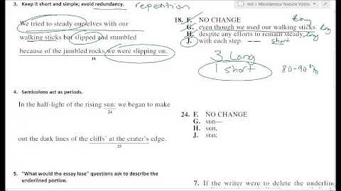 ACT English 10 Hints, Tips, and Strategies