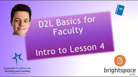 OCU D2L Basics Lesson 5 Intro