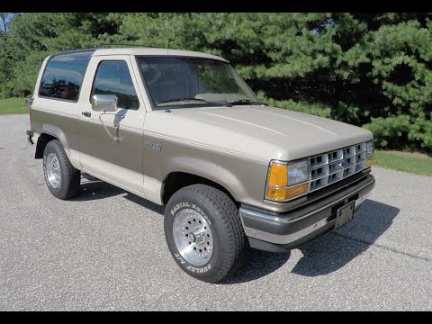1989 Ford Bronco Ii Xlt 4x4 Youtube