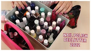 NAIL POLISH COLLECTION AND DECLUTTER SEPTEMBER 2022
