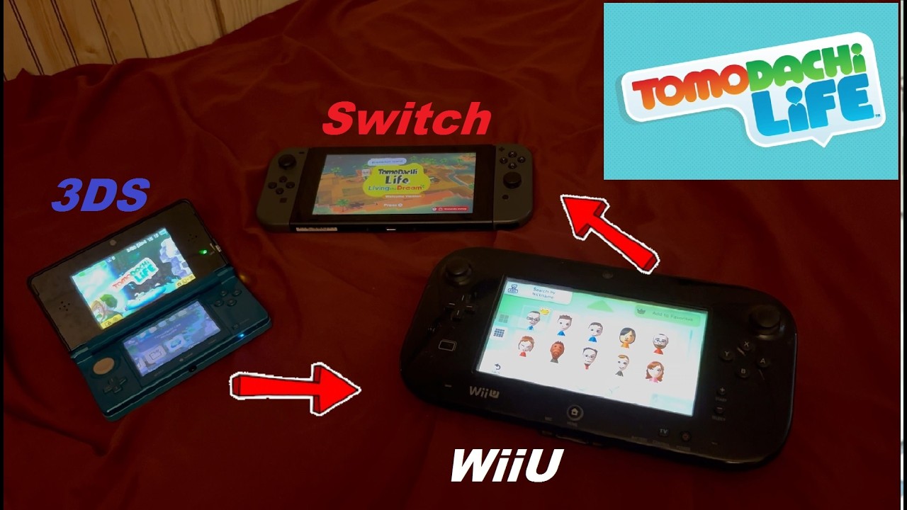 Tomodachi Life 3DS to Switch Mii's Transfer