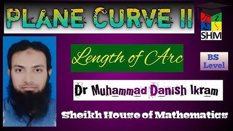 Plane Curve II Length of Arc ex. 7.6 (11-15) calculus with analytic geometry (SHM)