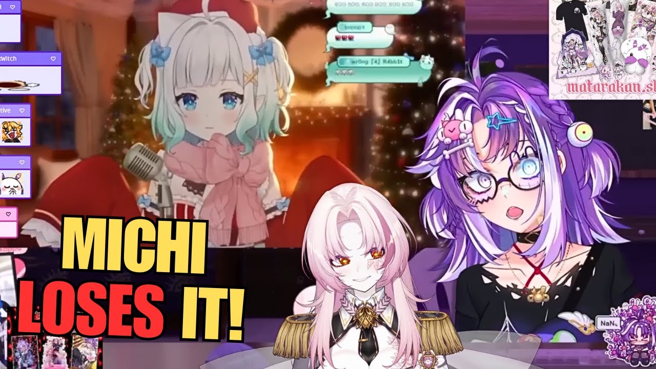 Matara Reacts to Michi losing it to Mint singing Santa Baby