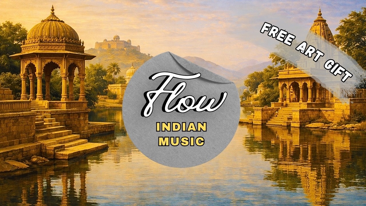 Indian Flow — Creative Focus & Calming Energy Traditional Music 🌊 + Free PDF