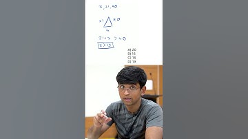 Solving IPMAT 2022: The sides of a triangle are x, 21 and 40, where x is the shortest side.