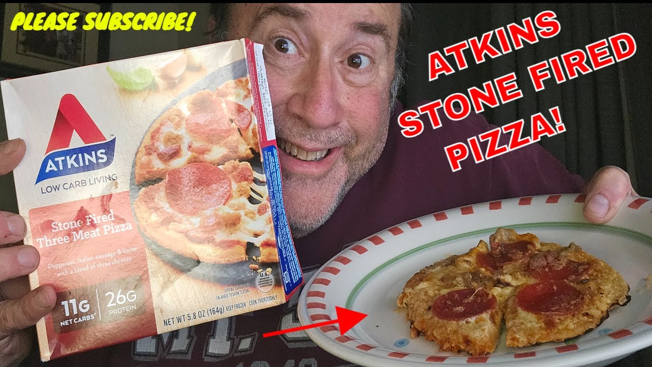 Stone Fired Low Carb Pizza - Triple Meat Heaven ATKINS! 
