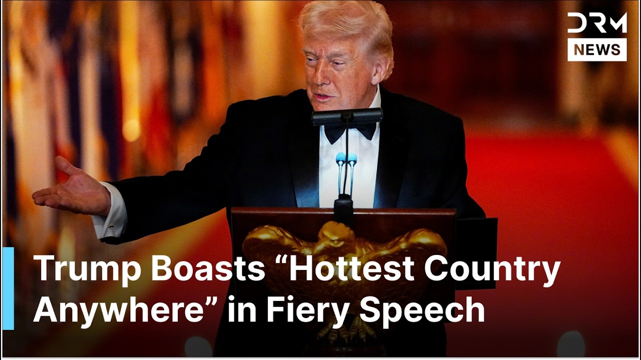 ПОЛНАЯ РЕЧЬ: Трамп в пламенной речи перед губернаторами на ужине в Белом доме объявил США «самыми...