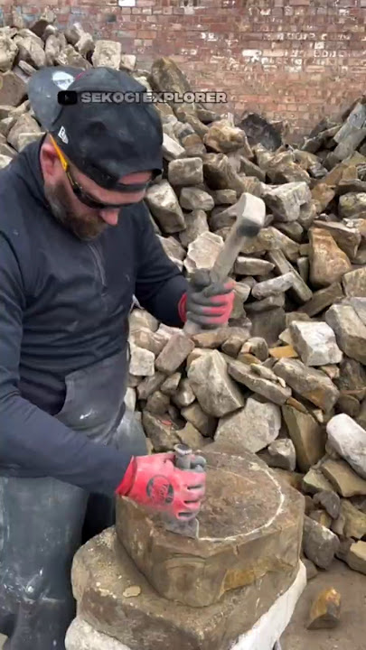 Keterampilan Memotong Batu Yang Luar Biasa!! #shorts #shortvideo