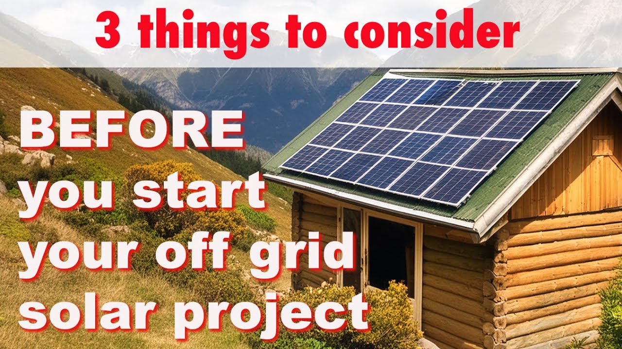 Photo inspiration: Visual Reference: Thinking About Building An Off Grid Solar Setup 3 Things