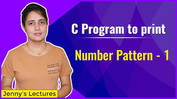 Number Pattern 1 | Printing Pattern in C | C Programming Tutorials