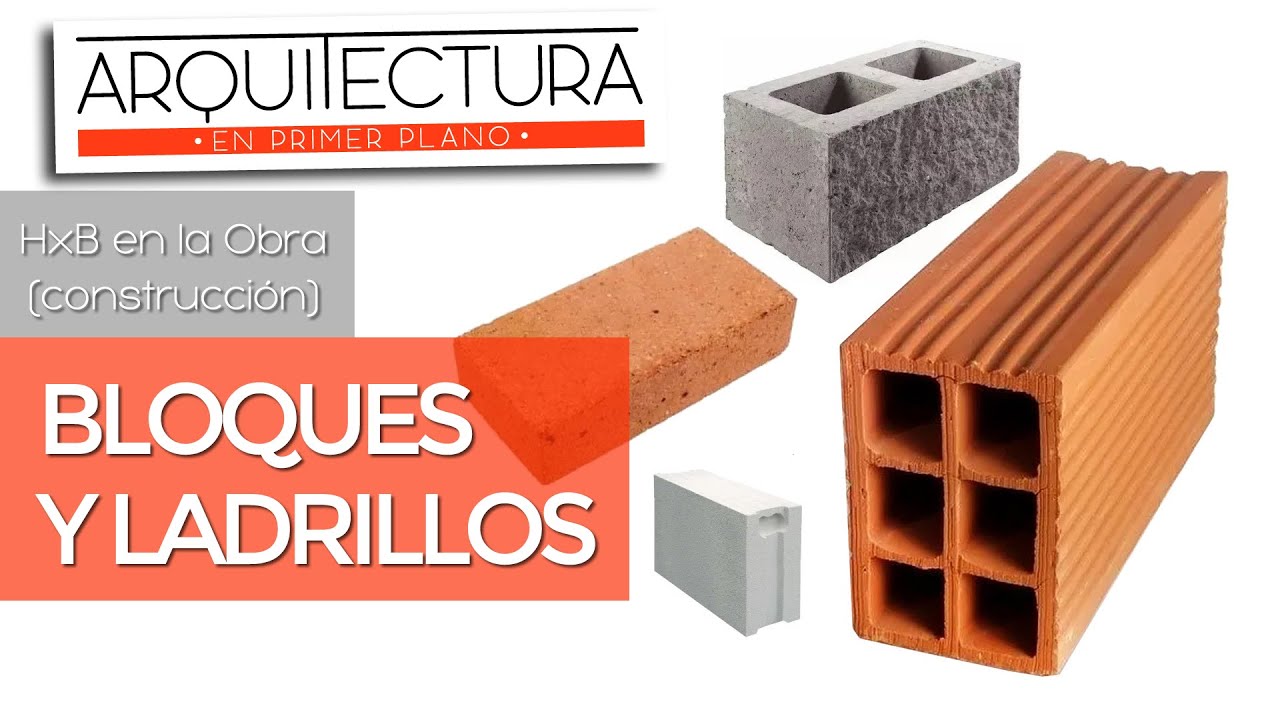 responsabilidad Hamburguesa taza Qué TIPOS DE BLOQUES y LADRILLOS me conviene? 🧱 CERAMICO 🧱 MACIZO 🧱  CELULAR 🧱 PORTANTE 🧱 HORMIGON 🧱 - YouTube