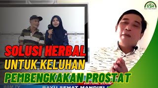 Solusi Herbal Untuk Keluhan Pembengkakan Prostat | Bayu Diningrat