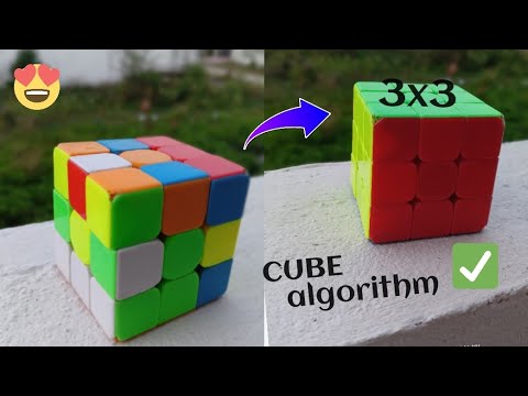 Rubik's cube algorithms 3x3 | How To Apply Algorithms On Rubik's Cube ...