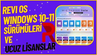 Windows 10-11 Sürümü REVI OS VE UCUZ WINDOWS/OFFICE LİSANSLARI