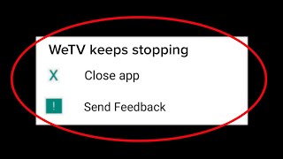 How To Fix We Tv Keeps Stopping Error Android & Ios - Fix We TV App Not Open Problem Solved screenshot 5