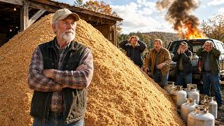 They Thought the Old Man Kept That Sawdust Pile for No Reason — Until the 1994 Propane Shortage