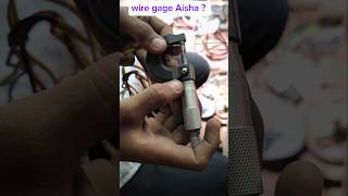 Wire Gauge Measuring Machine Test 🔥 Accurate Wire Size Check #shorts