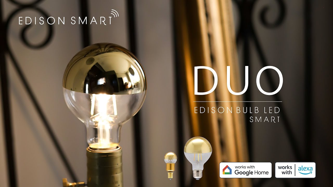 5個セット】E26 E17 スマート電球 エジソンバルブLEDスマートDUO