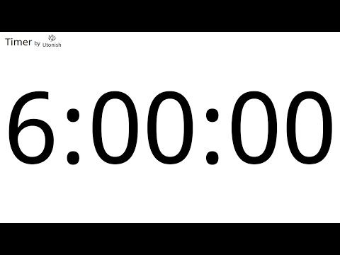 6 Hour Countup Timer