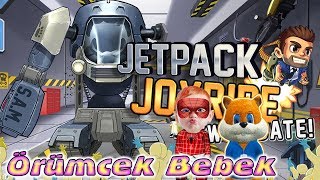 Örümcek Bebek ve Sincap Jetpack Joyride Oyunu Oynuyor Örümcek Bebeğin Oyun Videoları