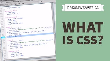 What is CSS (Cascading style sheets) Dreamweaver CC Tutorial [15/34]