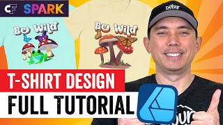 CF Spark (AI Tool) from Creative Fabrica +  Affinity Designer COMBO to Create TShirt Designs