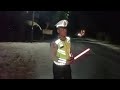 Pers Sat Lantas Res Sergai Melaks Giat Blue Light Patrol di Seputaran Pos Lantas Dolok Masihul