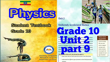 Physics grade 10 unit 2 part 9 / in afaan oromoo