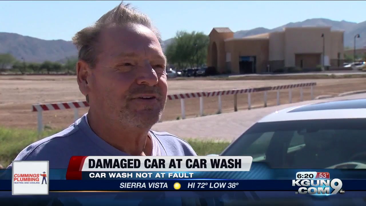 Car wash damage who pays? YouTube