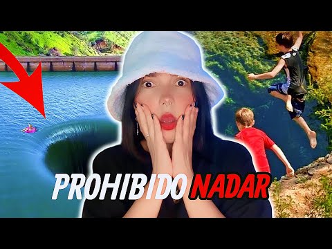 Lugares DONDE NUNCA debes NADAR 😱😨