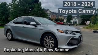 DIY 2018 2019 2020 2021 2022 2023 2024 Toyota Camry - Replacing Mass Air Flow Sensor